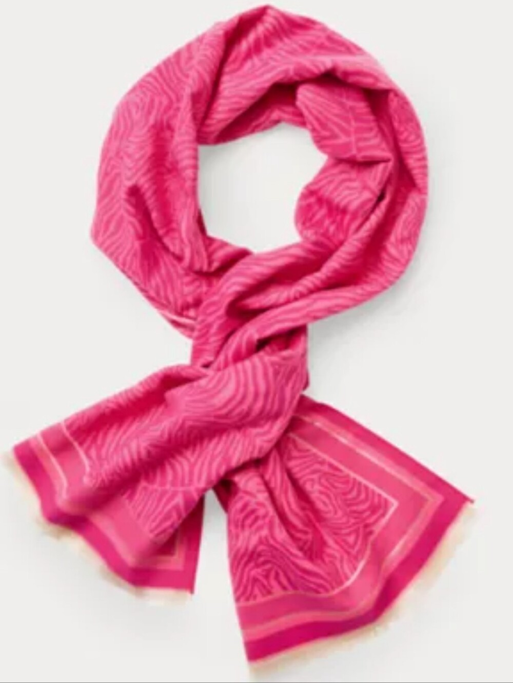 Lilly Pulitzer Pink Patterned Lightweight Women's Scarf